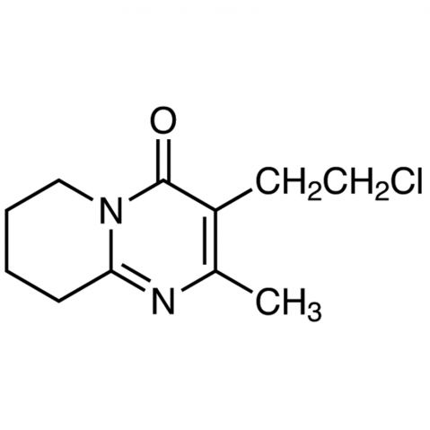 3-(2-Chloroethyl)-2-methyl-6，7，8，9-tetrahydro-4H-pyrido[1，2-a]pyrimidin-4-one Chemical Structure