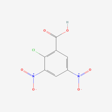 2-chloro-3,5-dinitrobenzoic Acid التركيب الكيميائي