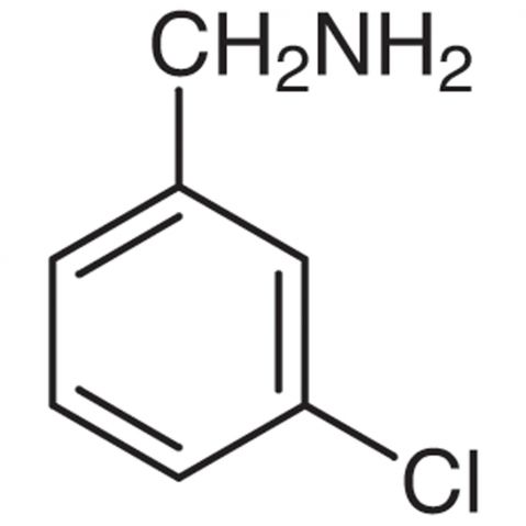 3-Chlorobenzylamine Chemische Struktur