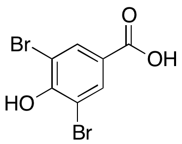 3,5-Dibromo-4-hydroxybenzoic Acid Chemical Structure