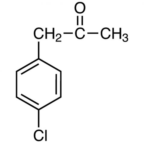 4-Chlorophenylacetone التركيب الكيميائي