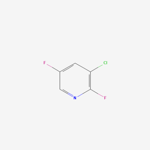 3-chloro-2，5-difluoropyridine 化学構造