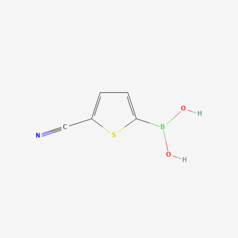 5-Cyanothiophene-2-boronicacid(contains varying amounts of Anhydride) Chemical Structure