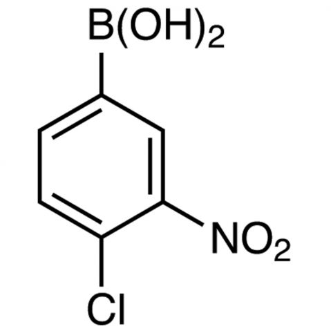 4-Chloro-3-nitrobenzeneboronic acid(contains varying amounts of Anhydride) 化学構造