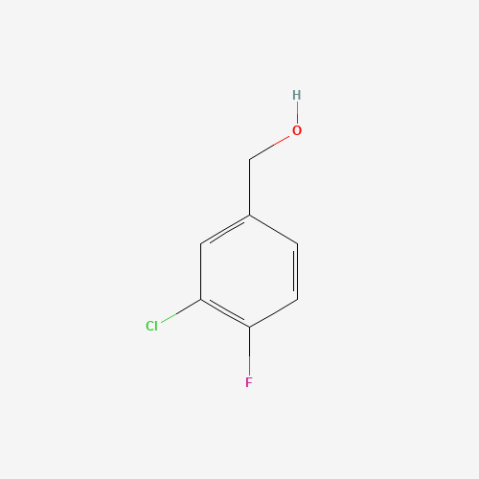 3-Chloro-4-fluorobenzyl alcohol Chemical Structure