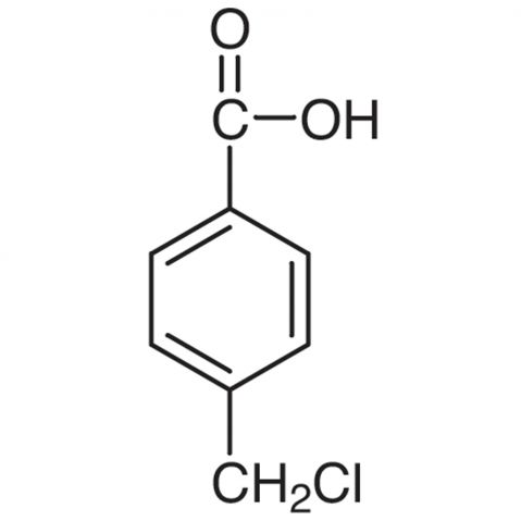 4-(Chloromethyl)benzoic acid التركيب الكيميائي