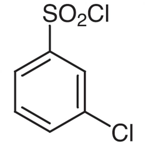 3-Chlorobenzenesulfonyl Chloride 化学構造