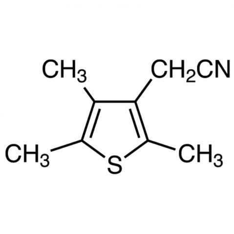 3-(Cyanomethyl)-2,4,5-trimethylthiophene Chemical Structure