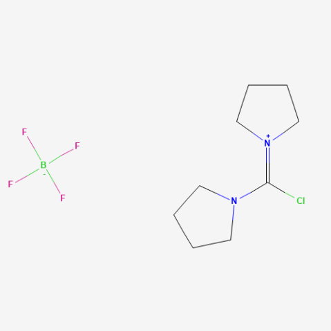 1-(Chloro-1-pyrrolidinylmethylene)pyrrolidinium Tetrafluoroborate Chemical Structure