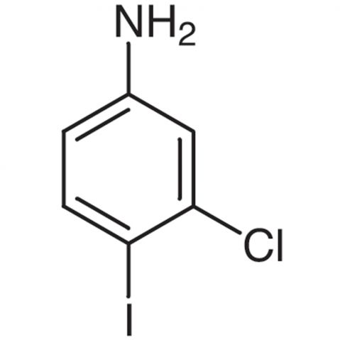 3-Chloro-4-iodoaniline Chemical Structure