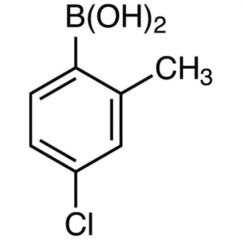 4-Chloro-2-methylphenylboronic Acid (contains varying amounts of Anhydride) التركيب الكيميائي