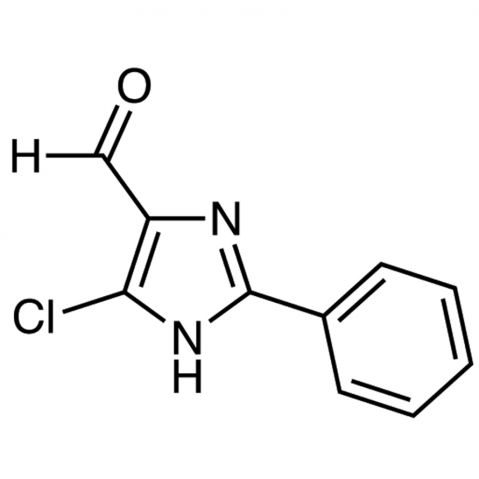 5-Chloro-2-phenyl-1H-imidazole-4-carboxaldehyde 化学構造