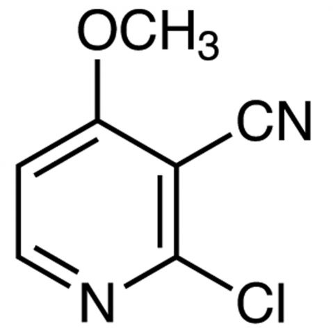 2-Chloro-3-cyano-4-methoxypyridine التركيب الكيميائي