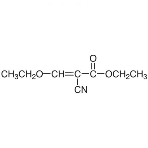 2-Cyano-3-ethoxyacrylic Acid Ethyl Ester Chemical Structure