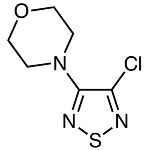 3-Chloro-4-morpholino-1,2,5-thiadiazole Chemical Structure