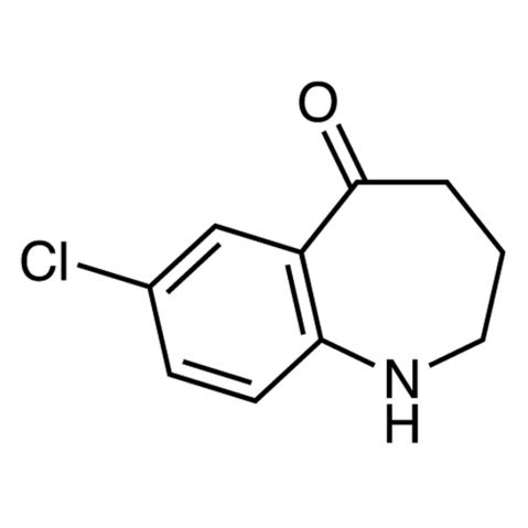 7-Chloro-1,2,3,4-tetrahydro-5H-1-benzazepin-5-one Chemische Struktur