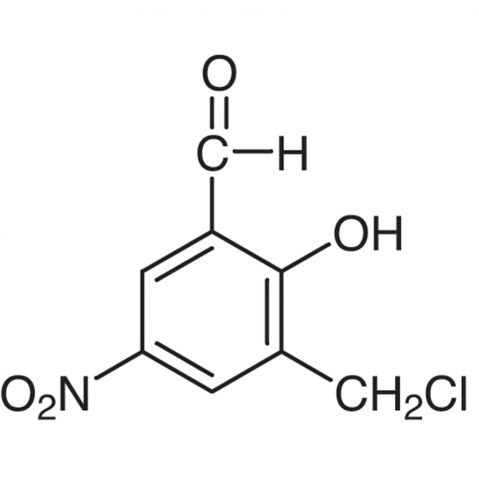 3-Chloromethyl-5-nitrosalicylaldehyde Chemical Structure