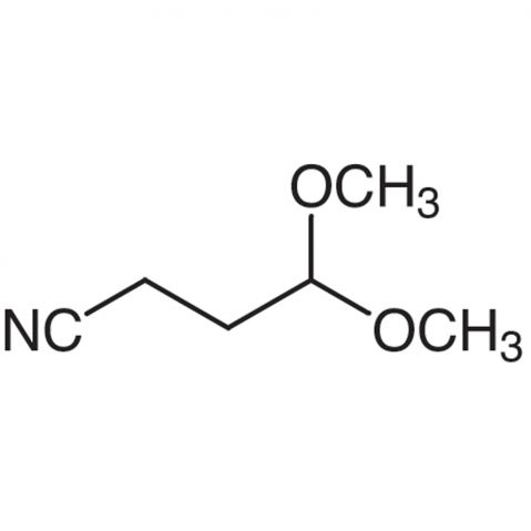 3-Cyanopropionaldehyde Dimethyl Acetal Chemical Structure