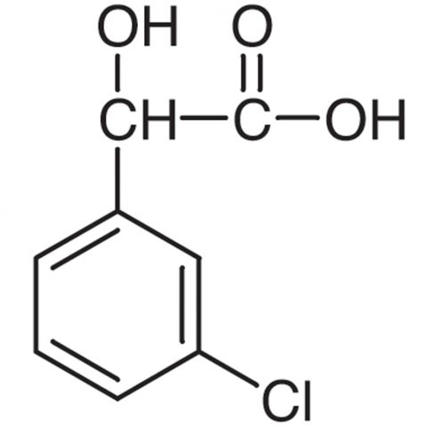 3-Chloro-DL-mandelic Acid Chemical Structure