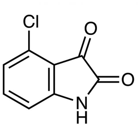 4-Chloroisatin Chemische Struktur