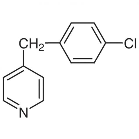 4-(4-Chlorobenzyl)pyridine 化学構造