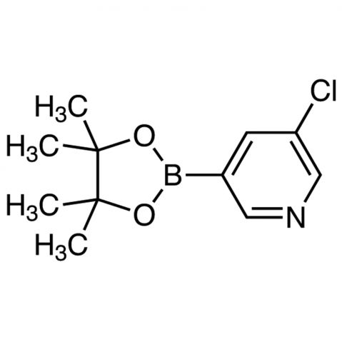 3-Chloro-5-(4,4,5,5-tetramethyl-1,3,2-dioxaborolan-2-yl)pyridine Chemical Structure