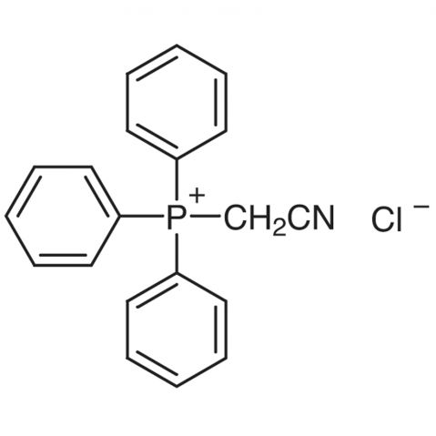 (Cyanomethyl)triphenylphosphonium Chloride Chemical Structure