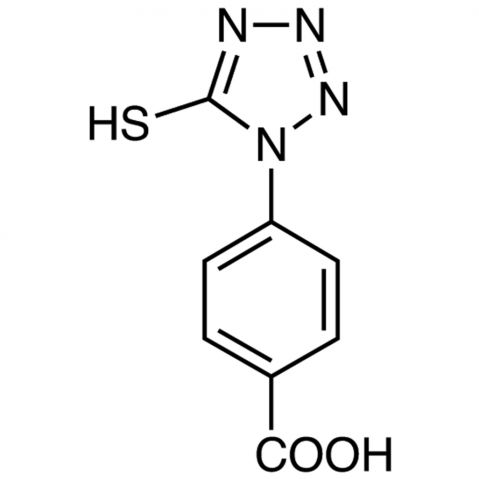 1-(4-Carboxyphenyl)-5-mercapto-1H-tetrazole Chemische Struktur