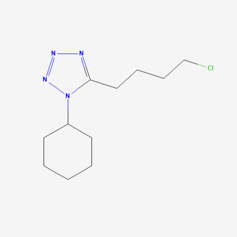 1-Cyclohexyl-5-(4-chlorobutyl)-1H-tetrazole Chemical Structure