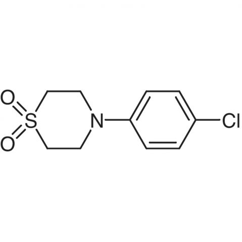 4-(4-Chlorophenyl)thiomorpholine 1,1-Dioxide Chemische Struktur