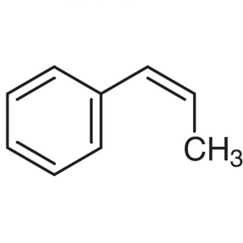 cis-β-Methylstyrene (stabilized with TBC) Chemical Structure