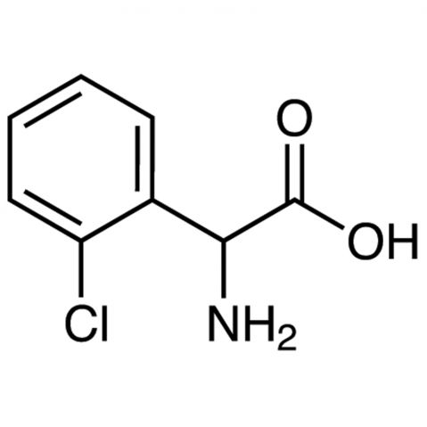 2-(2-Chlorophenyl)glycine 化学構造