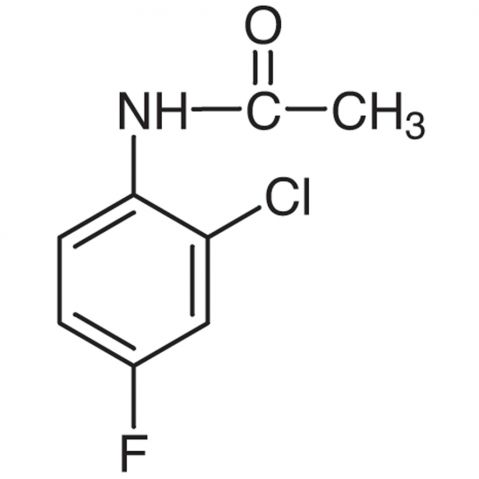 2'-Chloro-4'-fluoroacetanilide Chemische Struktur