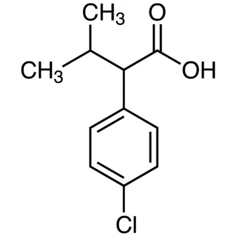 2-(4-Chlorophenyl)-3-methylbutyric Acid Chemical Structure