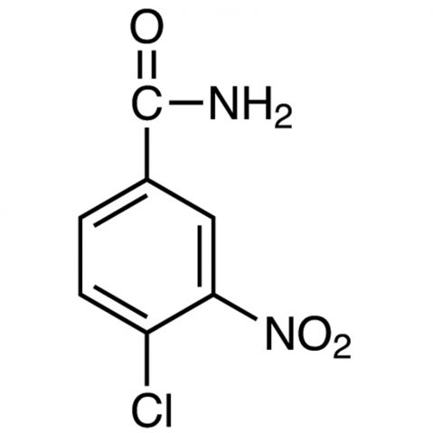 4-Chloro-3-nitrobenzamide 化学構造