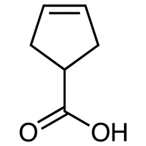 3-Cyclopentene-1-carboxylic Acid Chemical Structure