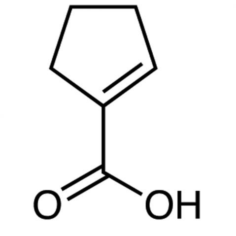 1-Cyclopentenecarboxylic Acid التركيب الكيميائي