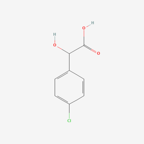 4-Chloro-DL-mandelic Acid Chemische Struktur