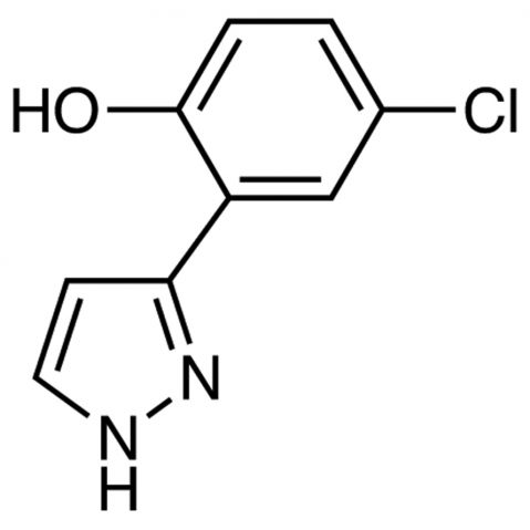 4-Chloro-2-(1H-pyrazol-3-yl)phenol Chemical Structure