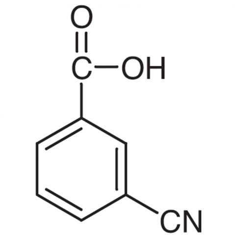 3-Cyanobenzoic Acid Chemical Structure