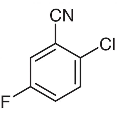 2-Chloro-5-fluorobenzonitrile 化学構造