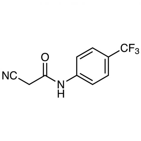 2-Cyano-N-[4-(trifluoromethyl)phenyl]acetamide Chemical Structure