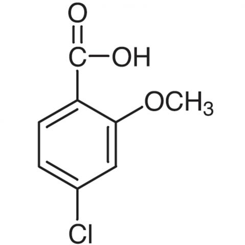 4-Chloro-2-methoxybenzoic Acid Chemical Structure