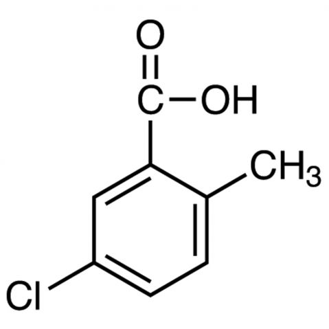 5-Chloro-2-methylbenzoic Acid Chemische Struktur