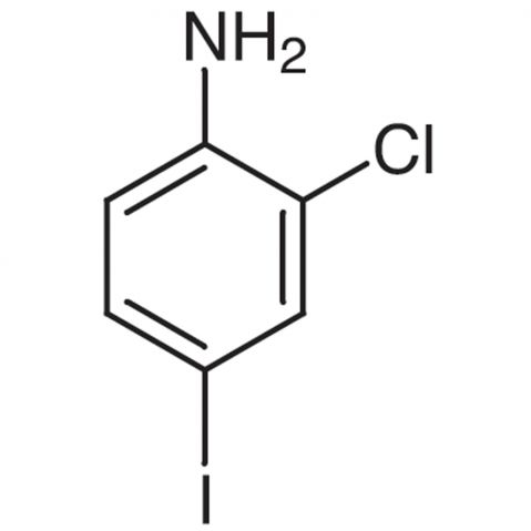 2-Chloro-4-iodoaniline التركيب الكيميائي