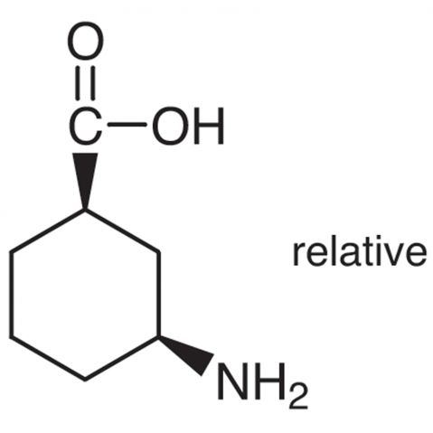 cis-3-Aminocyclohexanecarboxylic Acid Chemische Struktur