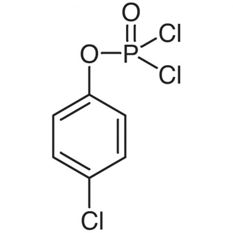 4-Chlorophenyl Phosphorodichloridate 化学構造