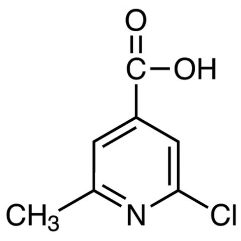 2-Chloro-6-methylisonicotinic Acid Chemische Struktur