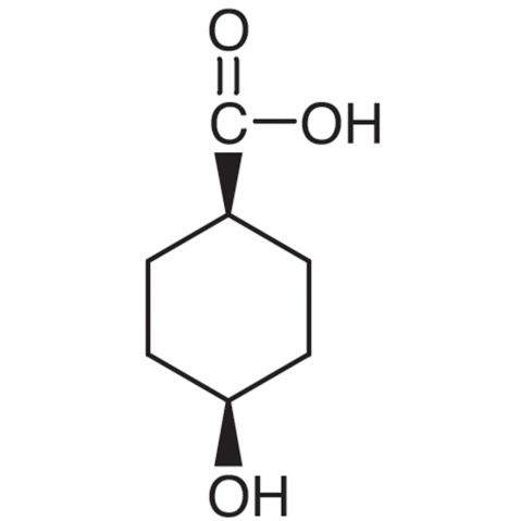 cis-4-Hydroxycyclohexanecarboxylic Acid التركيب الكيميائي