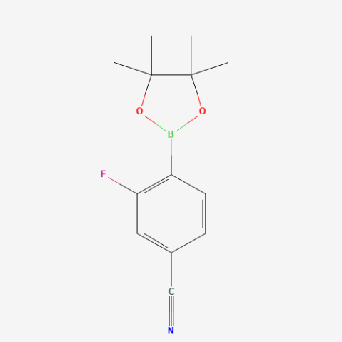 4-Cyano-2-fluorophenylboronic acid pinacol ester Chemical Structure